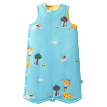 Warm Sleeping Bag for Baby Stomach Anti-Chick-Cotton Vest Sleeping Bag in Autumn and Winter-Siraffe