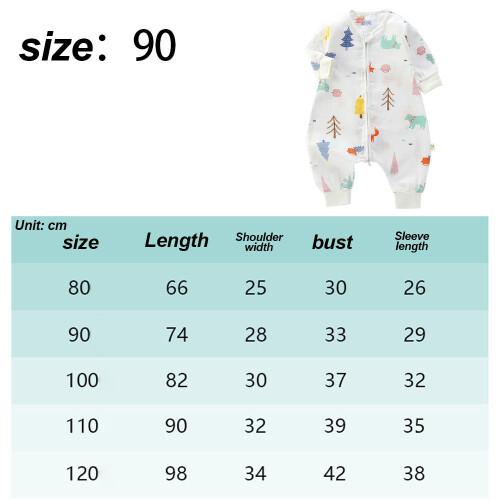 Layered Woven Sleeping Bag - Cartoon One-Piece Sleeping Bag, Thin Double Style for Summer1 2