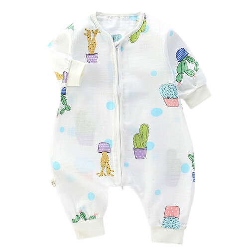 Cartoon One-Piece Sleeping Bag, Summer-Style 2-Layer Thin Double Sleeping Bag