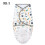 Four Seasons Single Layer Anti-Kick Newborn Thin Sleeping Bag.-Style3-S 3