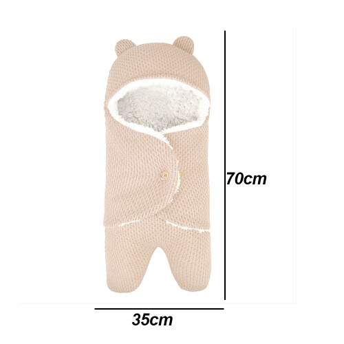 Baby Stroller Cushion Warm Sleeping Bag Swaddle-Bow 2
