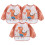 3-piece pack, Waterproof Bib, Long Sleeve, Apron, Full Coverage Bib, with Pocket, 9-36 Months - Style4 1