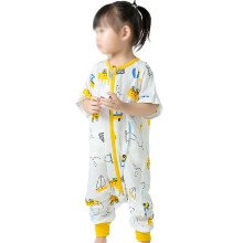 Summer Bamboo Cotton Thin Sleeping Bag with Removable Sleeves-Style1