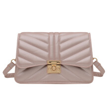 Borsa a tracolla da donna con pochette, borsa a tracolla da sera, borsetta, borsa a catena - rosa