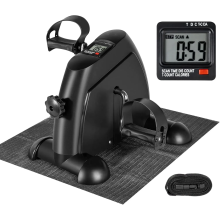 Portable Mini Pedal Exercise Bike Arm Leg Foot Resistance Cycle Pedal