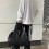 Borsa da viaggio, borsa da palestra, borsa a tracolla per il weekend - nera 6