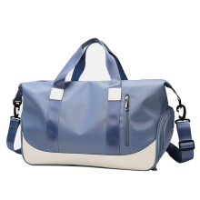 Nuova borsa sportiva da palestra, grande capacità, borsa portaoggetti per viaggi all'aperto di breve distanza - Blu