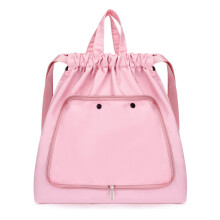 Borsa per il nuoto asciutta e bagnata con scomparto per scarpe, borsa per l'allenamento di nuoto per studenti - Rosa