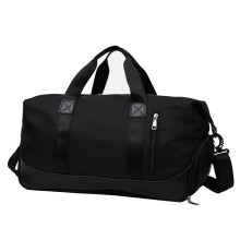 Nuova borsa sportiva da palestra, grande capacità, borsa portaoggetti per viaggi all'aperto di breve distanza - Nero