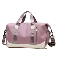 Nuova borsa sportiva da palestra, grande capacità, borsa portaoggetti per viaggi all'aperto di breve distanza - Rosa