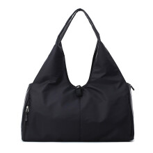 Borsa da yoga per separare lo spazio delle scarpe sportive, grande capacità, borsa per allenamento e palestra - Nero