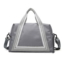 Nuova borsa da viaggio portatile in tessuto Oxford di grande capacità, per la separazione di asciutto e bagnato - Grigio