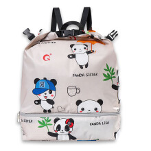 Zaino con coulisse per bambini - Mini borsa da palestra, danza, spiaggia, nuoto, viaggio - Cachi