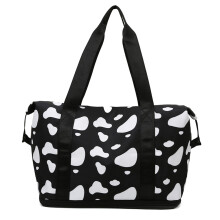 Borsa da viaggio da donna, grande borsa tote espandibile da weekend, borsa da palestra, borsa da viaggio - Dairy Cow