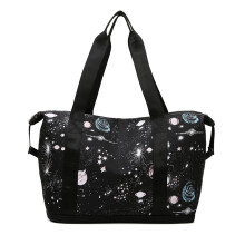 Borsa da viaggio da donna, grande borsa da weekend espandibile, borsa da palestra, borsa da viaggio - Cielo stellato