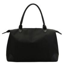 Borsa tote da donna, borsa da viaggio, borsa per laptop, borsa per la spesa, borsa a tracolla per yoga e palestra - Nero selvaggio