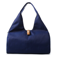 Borsa sportiva da palestra, borsa da viaggio multifunzionale con scomparto per scarpe individuale - Blu navy