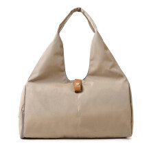 Borsa sportiva da palestra, borsa da viaggio multiuso con scomparto separato per scarpe - Cachi