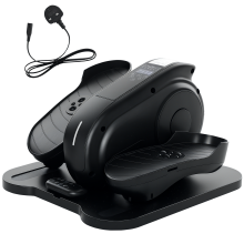 SPORTNOW Under Desk Elliptical Machine Pedal Exerciser w/ 10 Speeds