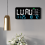 LED Digital Wanduhr Formaldehyd/CO2/TVOC Anzeige blau 2