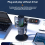 Wireless Microphone with RGB Lights for PC Laptop Black 5