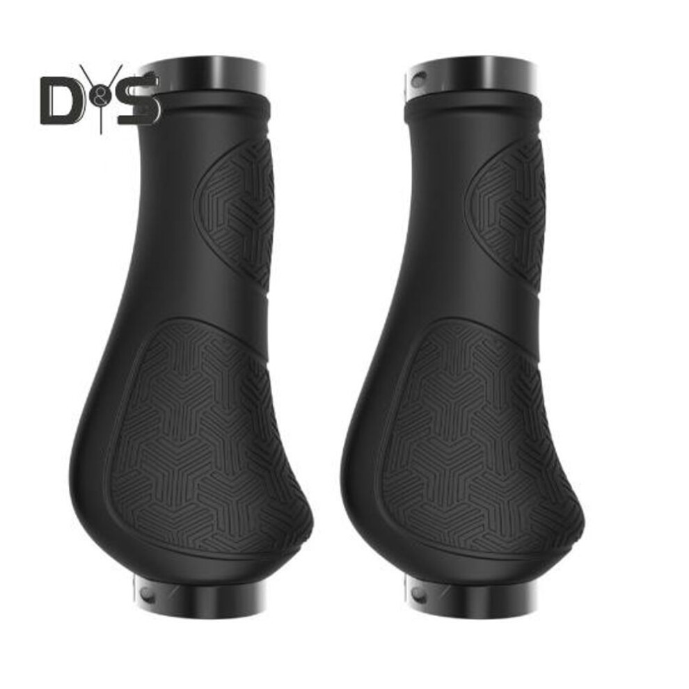(as the picture, A) 1 Pair Bicycle Handlebar Grip Non-slip Rubber Universal Mtb Road Mountain Bike Handle Grip Cover Replacement Bicycle Accessories