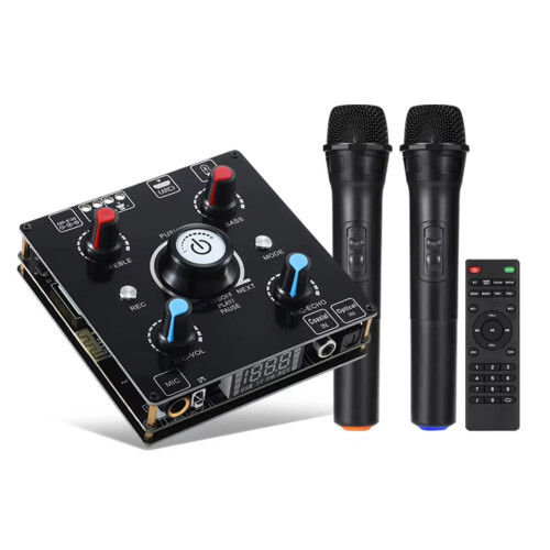 Karaokemachine met dubbele microfoon, Bluetooth 5.0-geluidsversterker