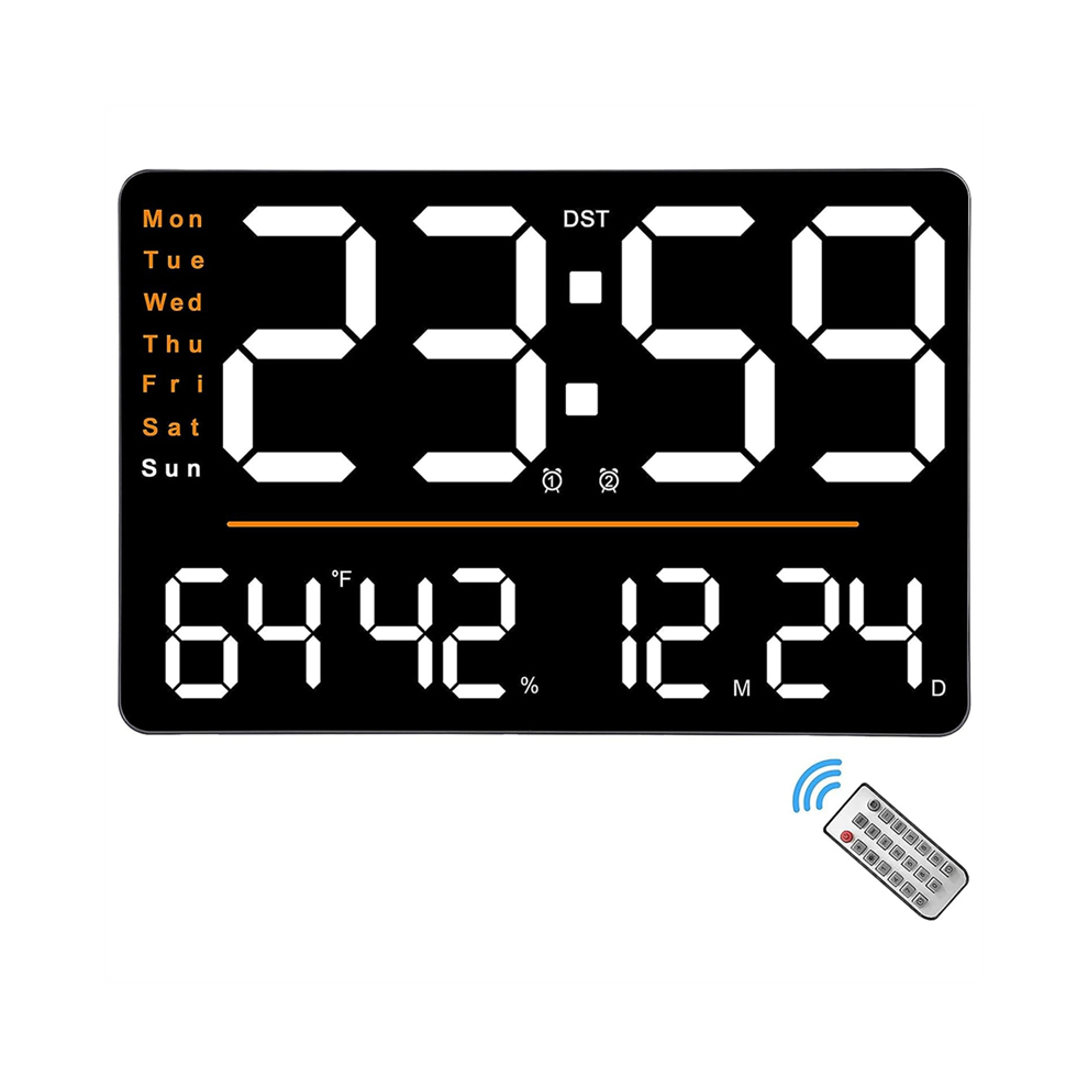 Digitale Wanduhr, 15,6 Zoll Led-Wanduhren Mit GroßEm Display-image