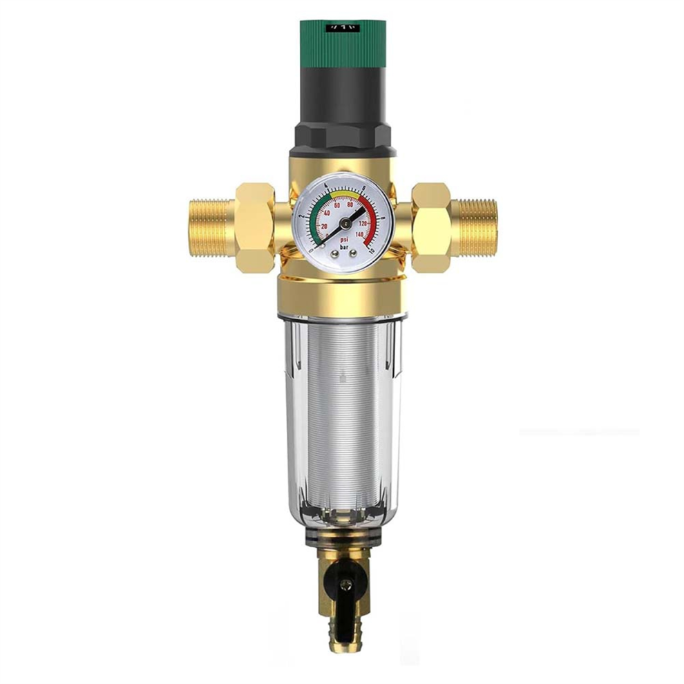 Backwash Filter With Pressure Regulator And Pressure Gauge 4852268497247