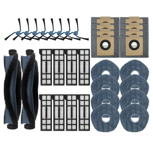 Set Di Accessori Di Ricambio Per Aspirapolvere Robot JONR P20 Pro: Spazzola Principale, Panni E Sacchetti Polvere