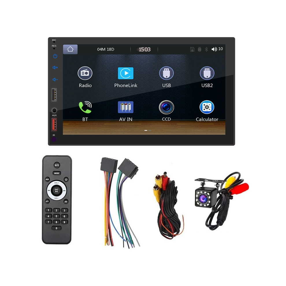 7Inch Double Din Car Stereo Carplay Android Auto, Multimedia Player 4852268402258