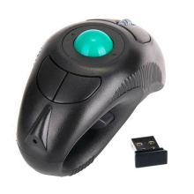 2,4G Wireless Air Mouse Ergonomische Trackball Handheld Finger USB Maus