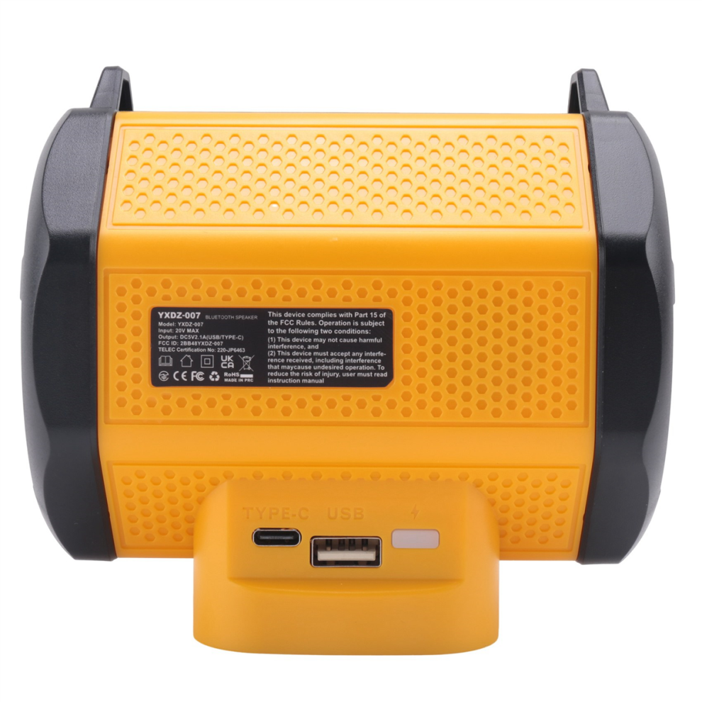 Draadloze Bluetooth Draagbare Luidspreker Voor 18V-Accu-image