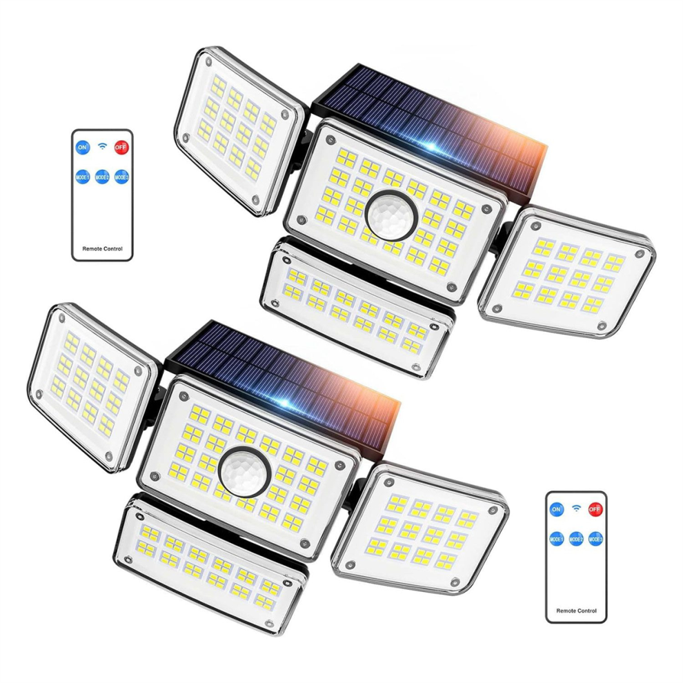 2PCS Solar Outdoor Lamp, 224 LED Lamp Solar Lamp for Outside, 3 Mode-image-OPC-PHDYHGN-NEW
