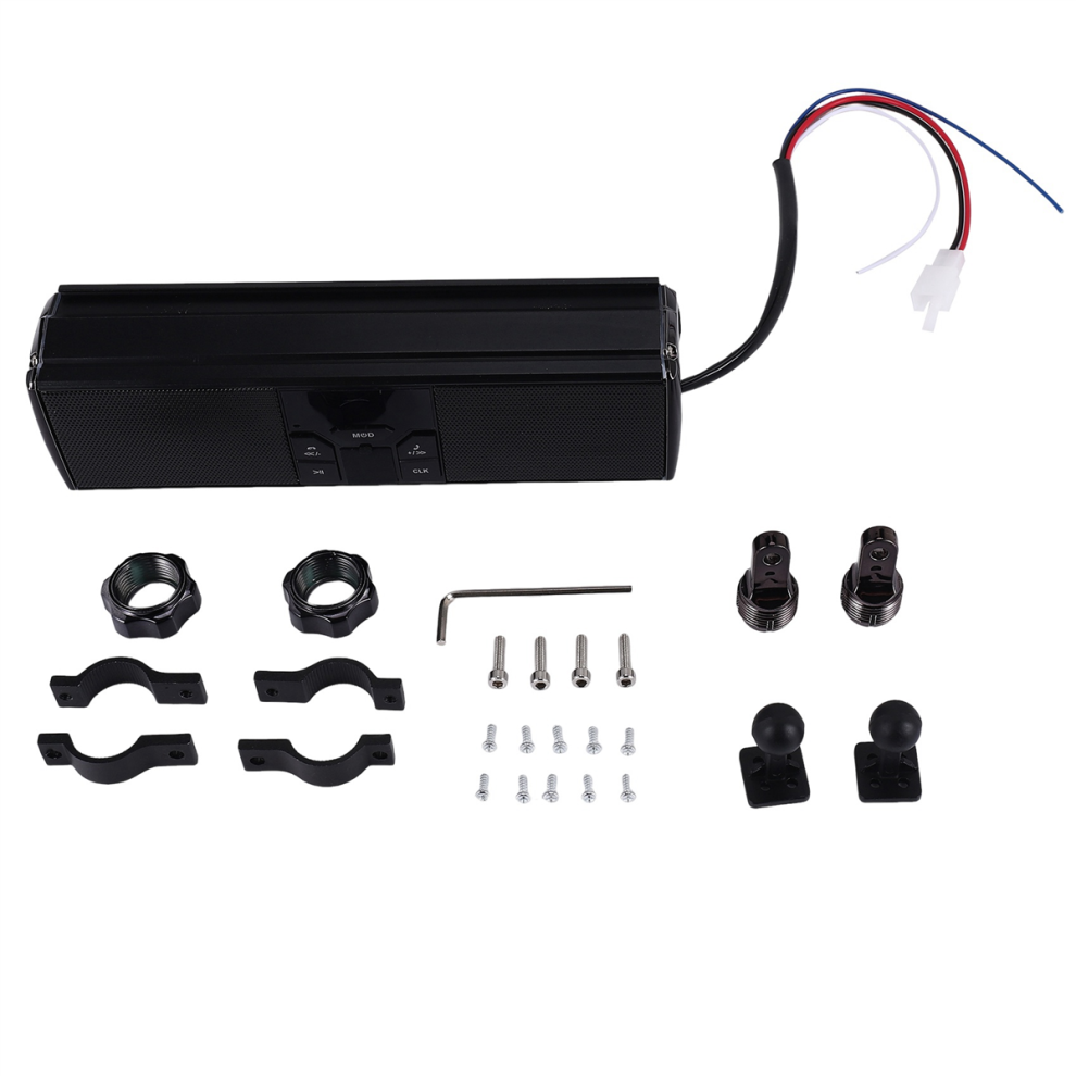 Motorcycle Stereo Speakers Mp3 Music Player With Usb,Aux-In,Fm Radio 4852268409301