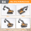 2.4G Wireless RC Excavator Remote Control 6