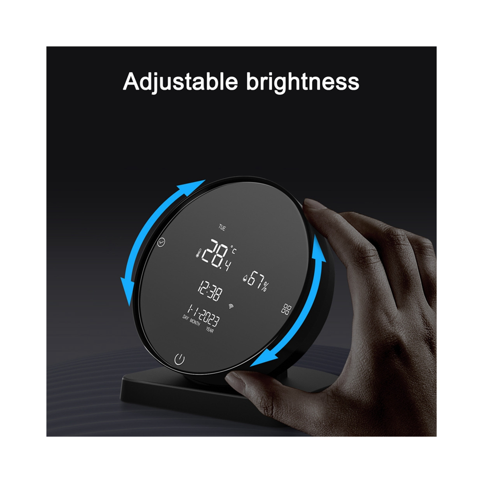 Tuya Wifi Usb Rechargeable Temperature And Humidity Home Baby's Room Sin Marca