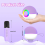 Mini karaokemachine met 2 microfoons, Bluetooth-microfoon, liedjesspeelgoed, A 3