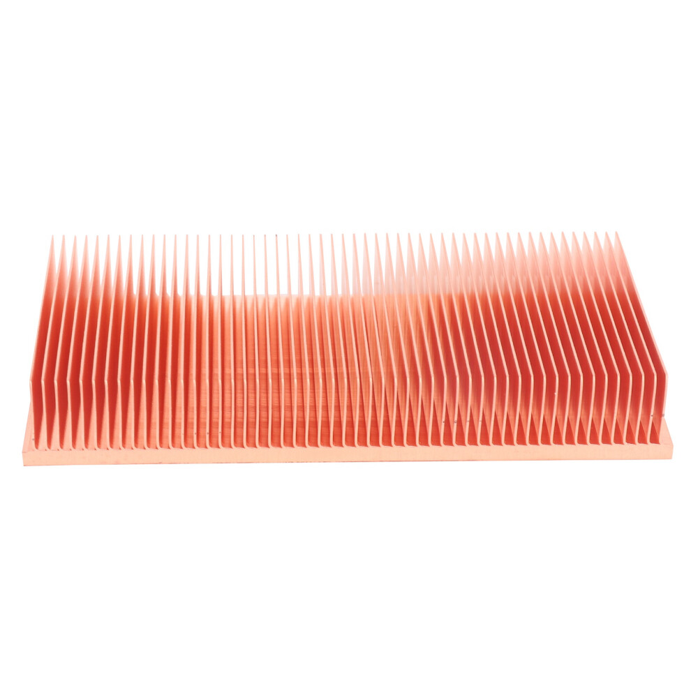 Pure Copper Heatsink 100X50x15mm For Electronic Ram Chip Led Vga 4852268414619