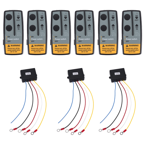 3 σετ 12V 24V 2.4G 50M ασύρματο τηλεχειριστήριο γερανού με βαρούλκο 1