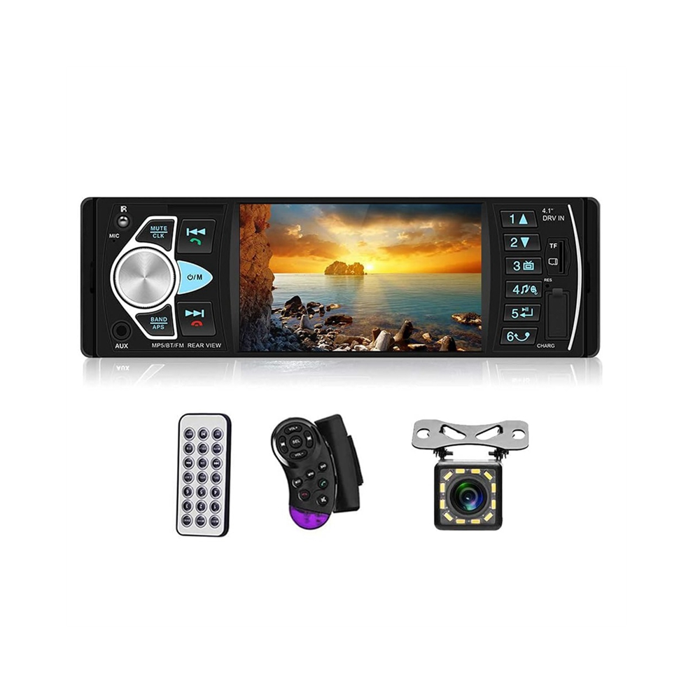 Car Radio 1 Din Stereo Mp5 Player Bluetooth Fm Usb Autoradio 4.1 Inch 4852268411069