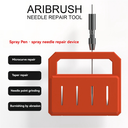 Airbrush Needle Repair and Sharpening Tool Kit for 0.2mm Needles 1