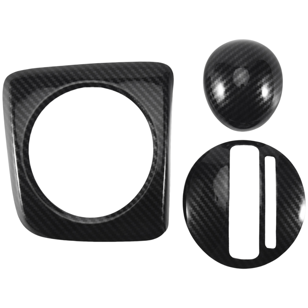 3Pcs Carbon Fiber Gear Shift Panel Frame For 2006-2011 Rhd 4852268419942