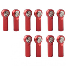 10Pcs Aluminium Alloy M4 Positive and Negative Thread Tie Push Link Rod Joint for 1/10 Model RC Carred