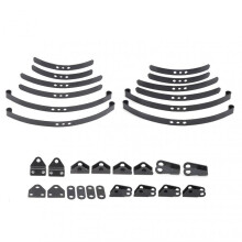 RC Front Rear Leaf Type Spring Suspension System for Tamiya 1/14 RC Tractor Upgrade Parts