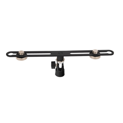 Dual Microphone Stand Extension Bracket for Studio Recording