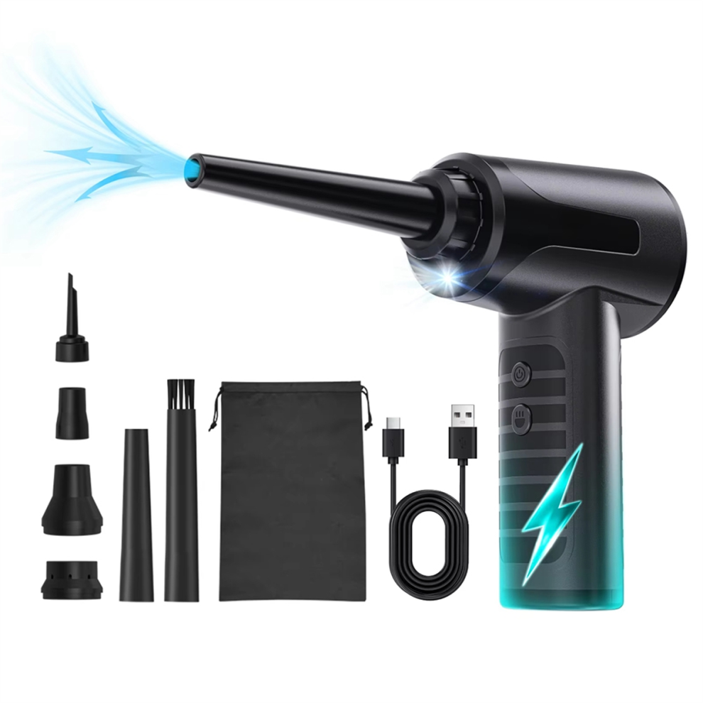 Compressed Air Duster 100000RPM Electric Air Duster Rechargeable-image-OPC-PHDYNNH-NEW