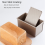 2 Pack Non-Stick Loaf Bread Pan with Lid, Carbon Steel Baking Pan 5