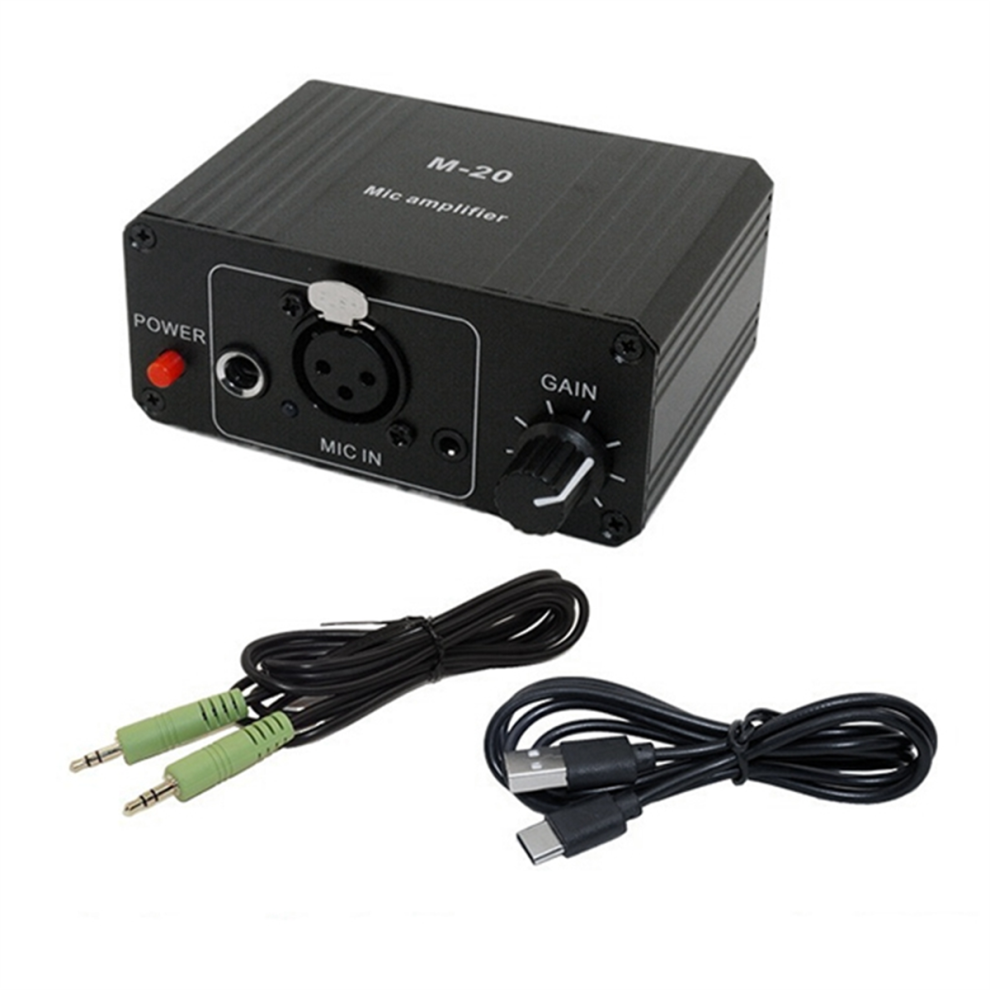 Dynamic Microphone Condenser Mic Amplifier M-20 Audio D 4852268438127