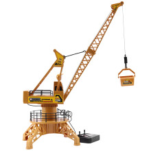 Rc Remote Control Simulation Crane Construction Toys 360Degree Rotate